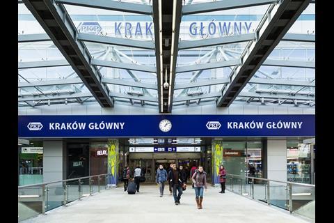Kraków Główny station.